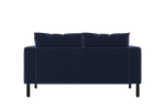 The Essential Loveseat Sectional in Recycled Velvet