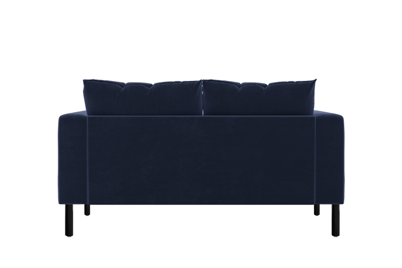 The Essential Loveseat Sectional in Recycled Velvet