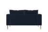 The Essential Loveseat Sectional in Recycled Velvet