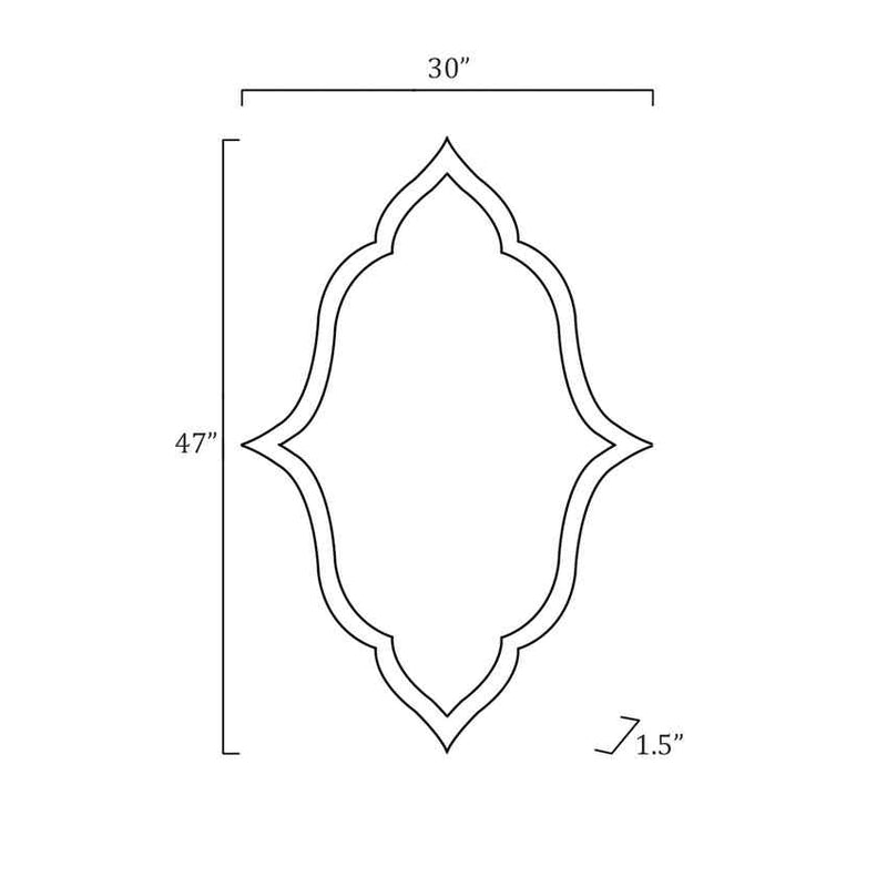 Oberwolz Modern Wall Mirror