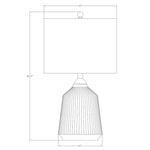 Brando Black Table Lamp