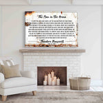 The Man In The Arena Sign III