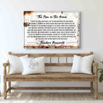 The Man In The Arena Sign III
