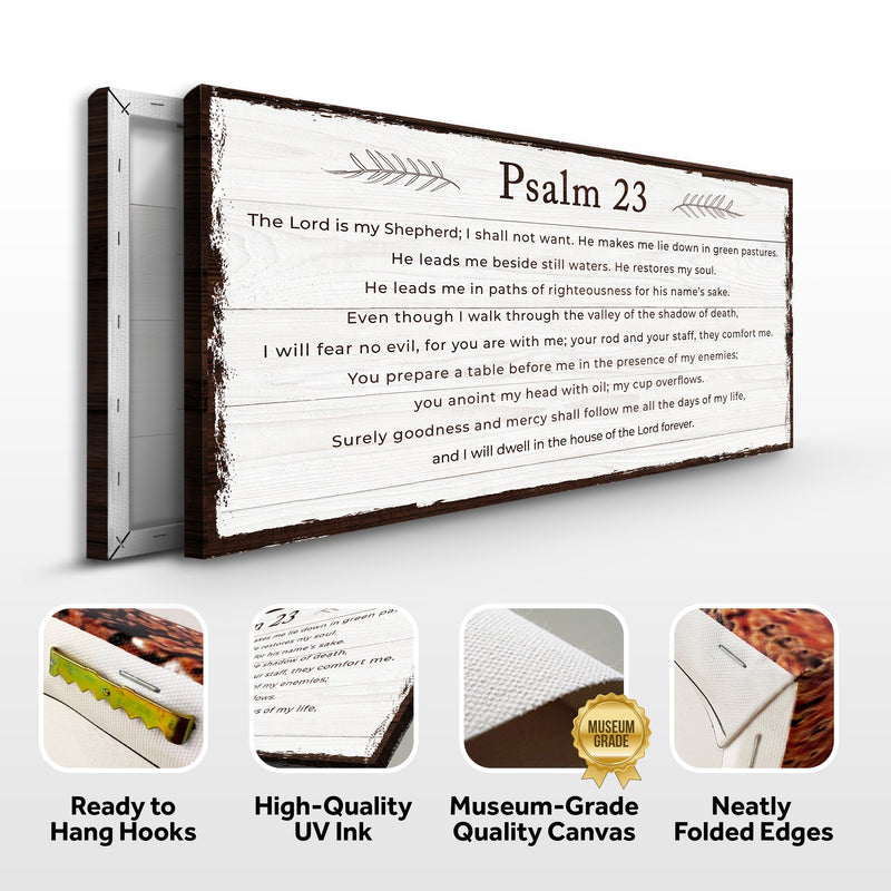 Psalm 23 - The Lord Is My Shepherd Sign