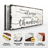 There Is Always Something To Be Thankful For Sign