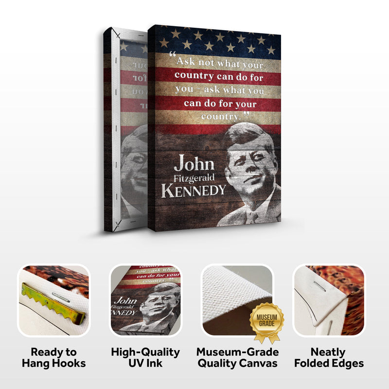 John F. Kennedy Inaugural Address Sign