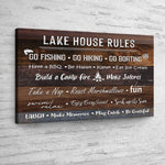 Lake House Rules Sign II
