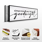 Always Kiss Your Dog Goodnight Sign II