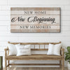 New Home New Beginning Sign VI
