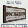 Love You Then Love You Still Sign