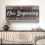 New Home, New Beginning Sign V