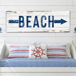 Shore Direction Arrow Beach Sign II