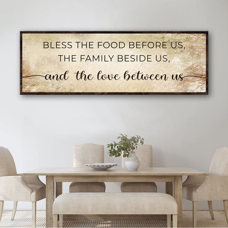 Bless The Love Between Us Sign