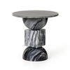 Neda Ebony Marble End Table | ready to ship!