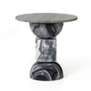Neda Ebony Marble End Table | ready to ship!
