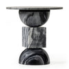Neda Ebony Marble End Table | ready to ship!