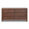Nigel Rustic Brown Acacia 6 Drawer Dresser | shipping 6/23/2025