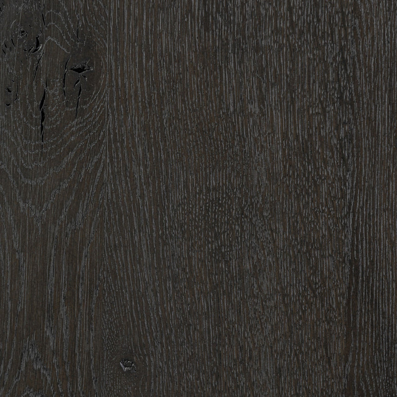 Noeline Smoked Black Oak Wide Bookcase | ready to ship!