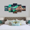 Swirling Moskenes Aurora Wall Art