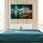 Swirling Moskenes Aurora Wall Art