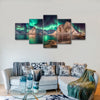 Swirling Moskenes Aurora Wall Art