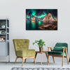 Swirling Moskenes Aurora Wall Art