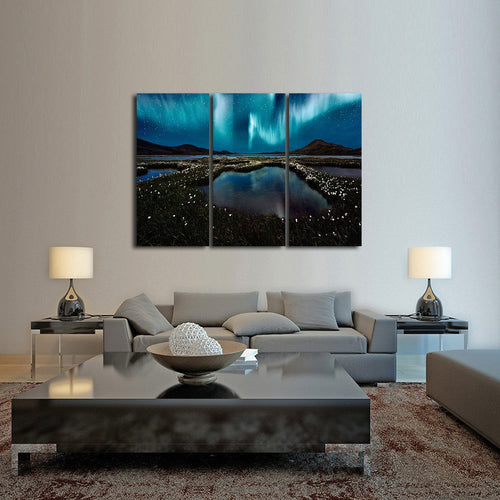 Landmannalaugar Northern Lights Wall Art