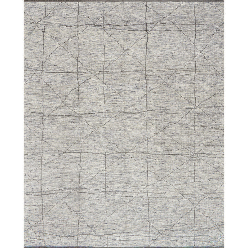 Tribeca Slate/Grey Hand-Knotted Rug