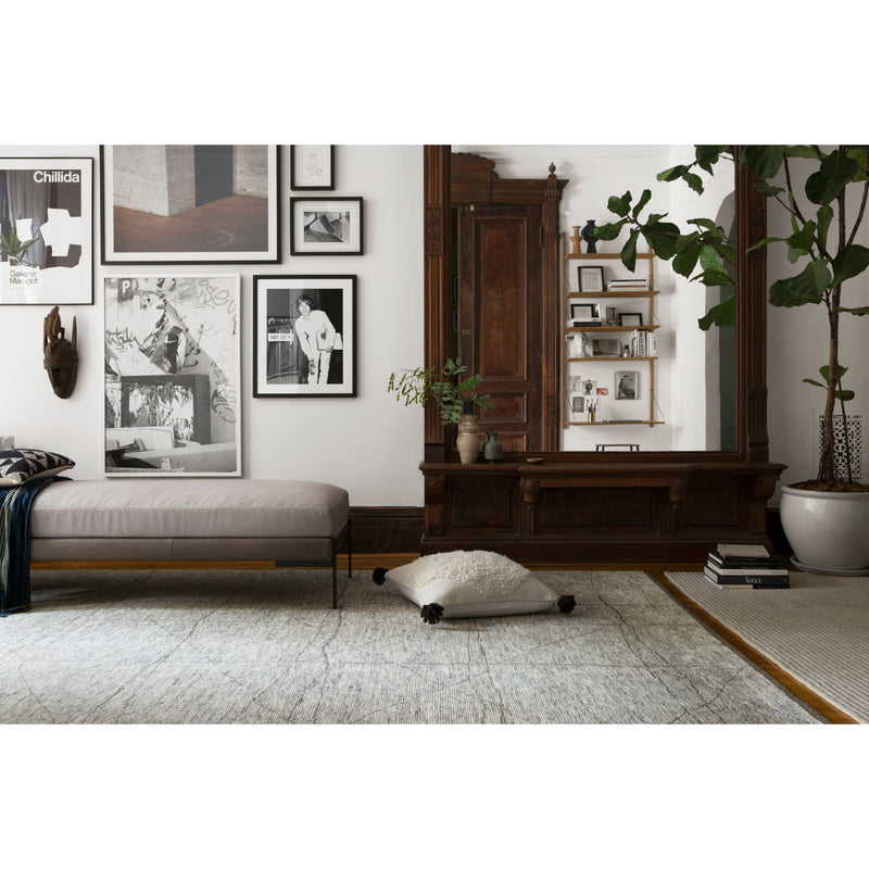 Tribeca Slate/Grey Hand-Knotted Rug