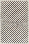 Halen Taupe Checkered Area Rug