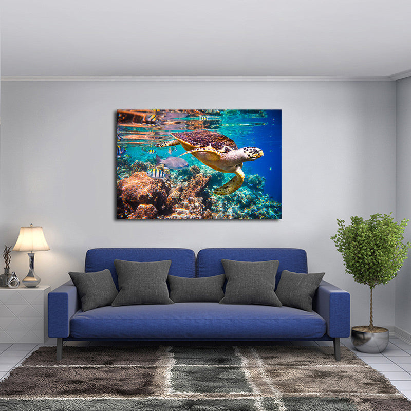 Vivid Sea Life Wall Art