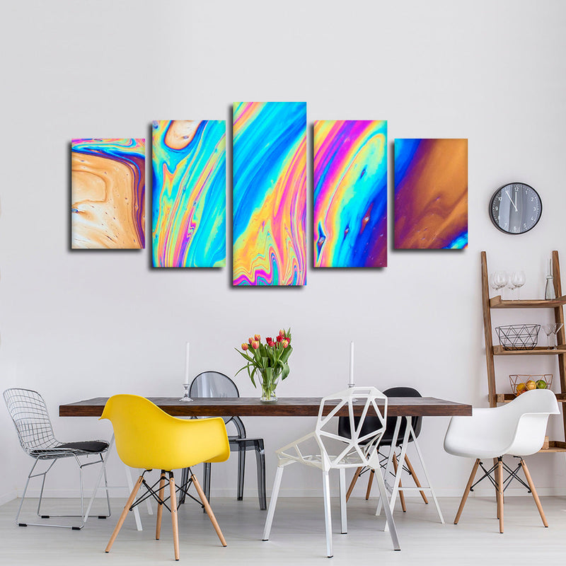 Oil And Water Abstract Wall Art