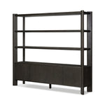 Orwin Smoked Black Oak Wide Bookshelf | ready to ship!