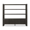 Orwin Smoked Black Oak Wide Bookshelf | ready to ship!
