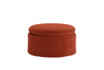 The Evergreen Ottoman in Recycled Velvet