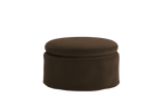 The Evergreen Ottoman in Recycled Velvet