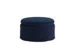 The Evergreen Ottoman in Recycled Velvet