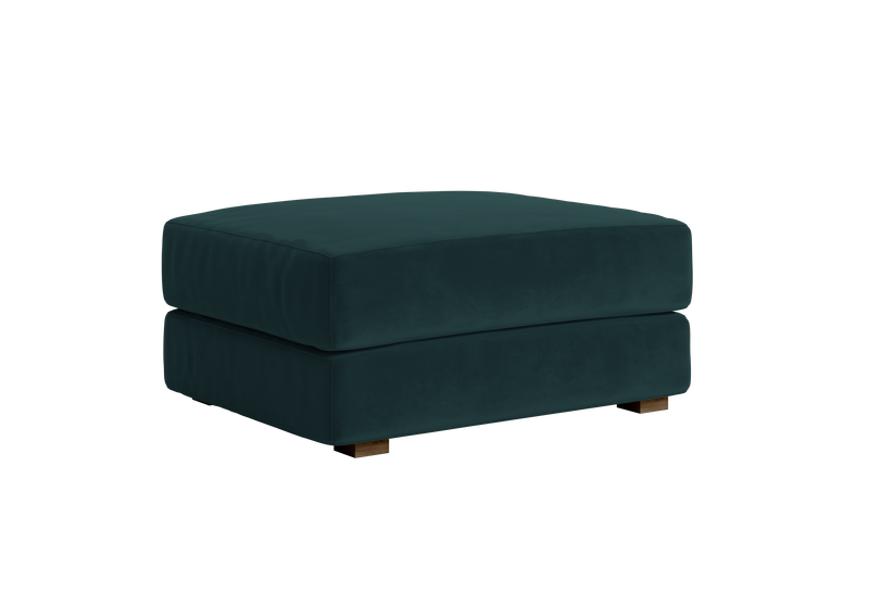 THE ELEVATE OTTOMAN IN RECYCLED VELVET