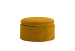 The Evergreen Ottoman in Recycled Velvet