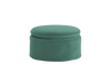 The Evergreen Ottoman in Recycled Velvet