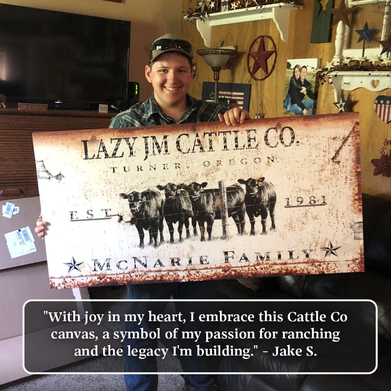 Cattle Ranch Sign