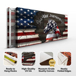 American Horse Wall Art Sign
