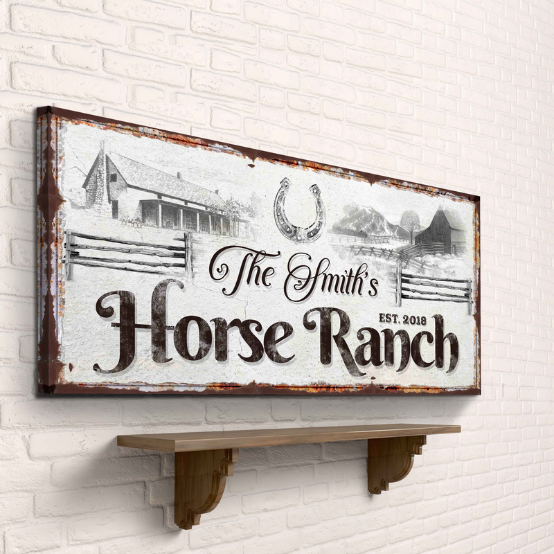 Horse Ranch Sign