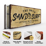 Sand and Surf Sign VII