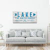 Wooden Lake Arrow Sign