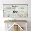 Family Farm Fresh Honey Sign
