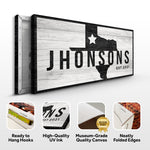 Texas Name Sign