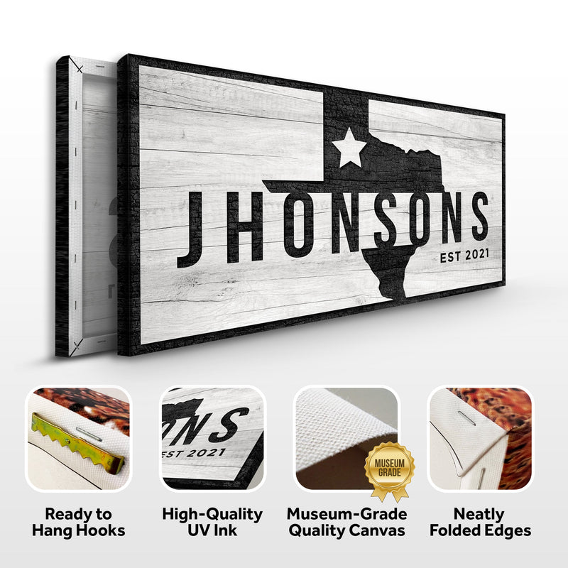 Texas Name Sign