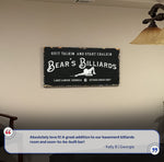 Billiards Room Sign