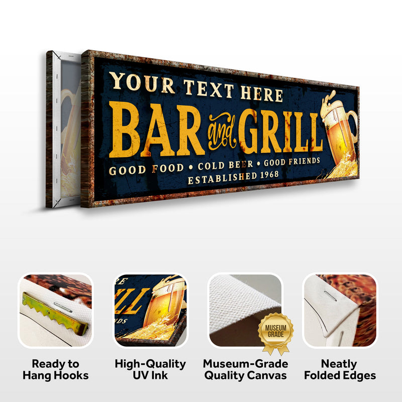 Bar And Grill Sign VI